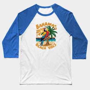 Bahamas Beach Vibes Baseball T-Shirt